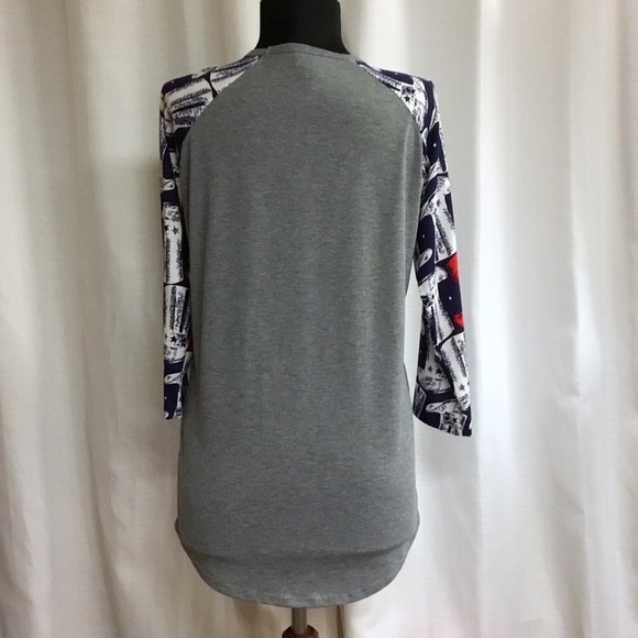 LuLaRoe Americana Randy Top - Picture 2 of 6